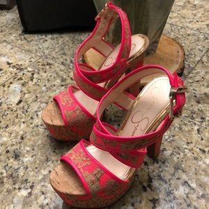 Jessica Simpson Cork Platforms